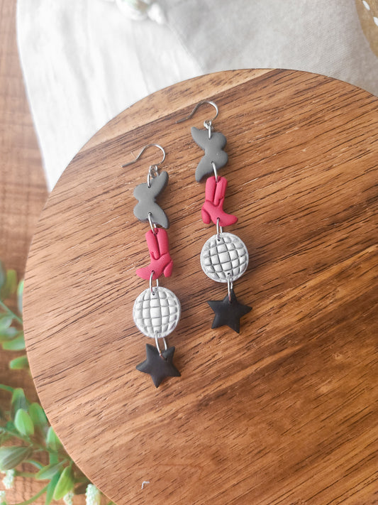 Disco Cowgirl Dangles