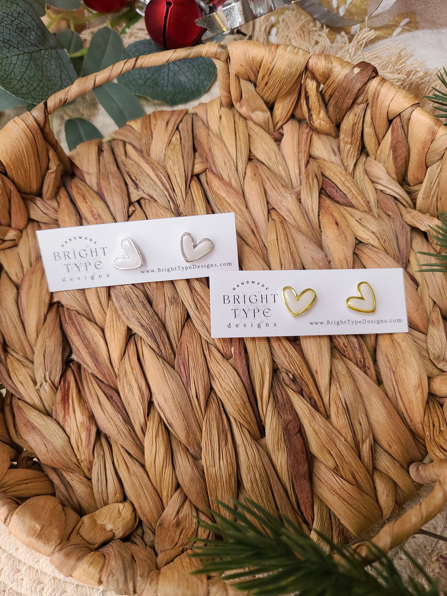 Heart Studs