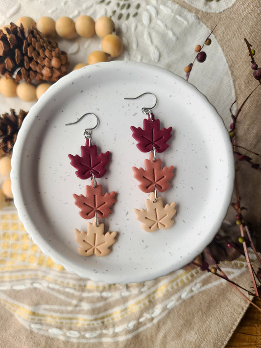 Fall leaf dangles