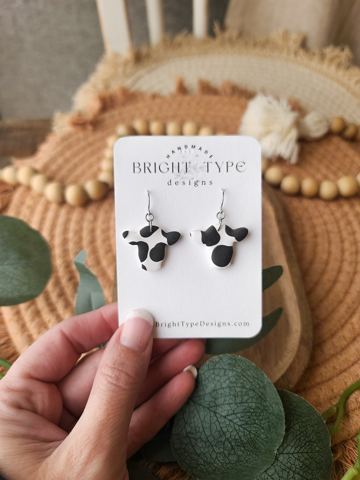 Cow Earrings