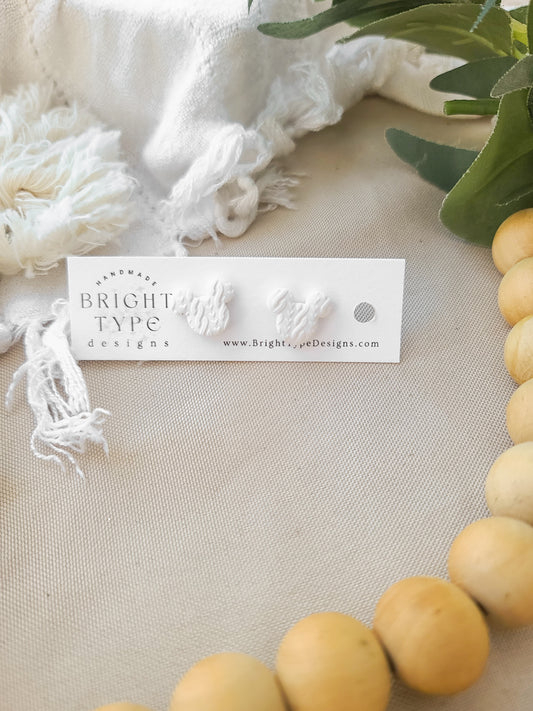 Christmas Mickey studs