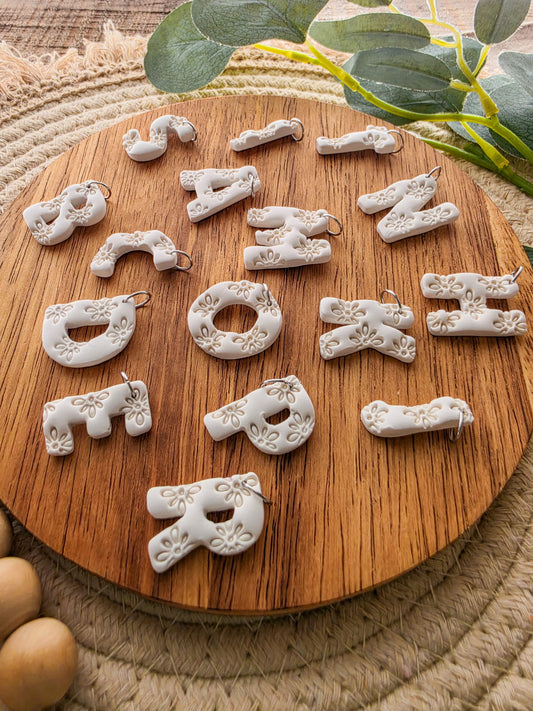 Charm Bar Charms - Daisy Letters