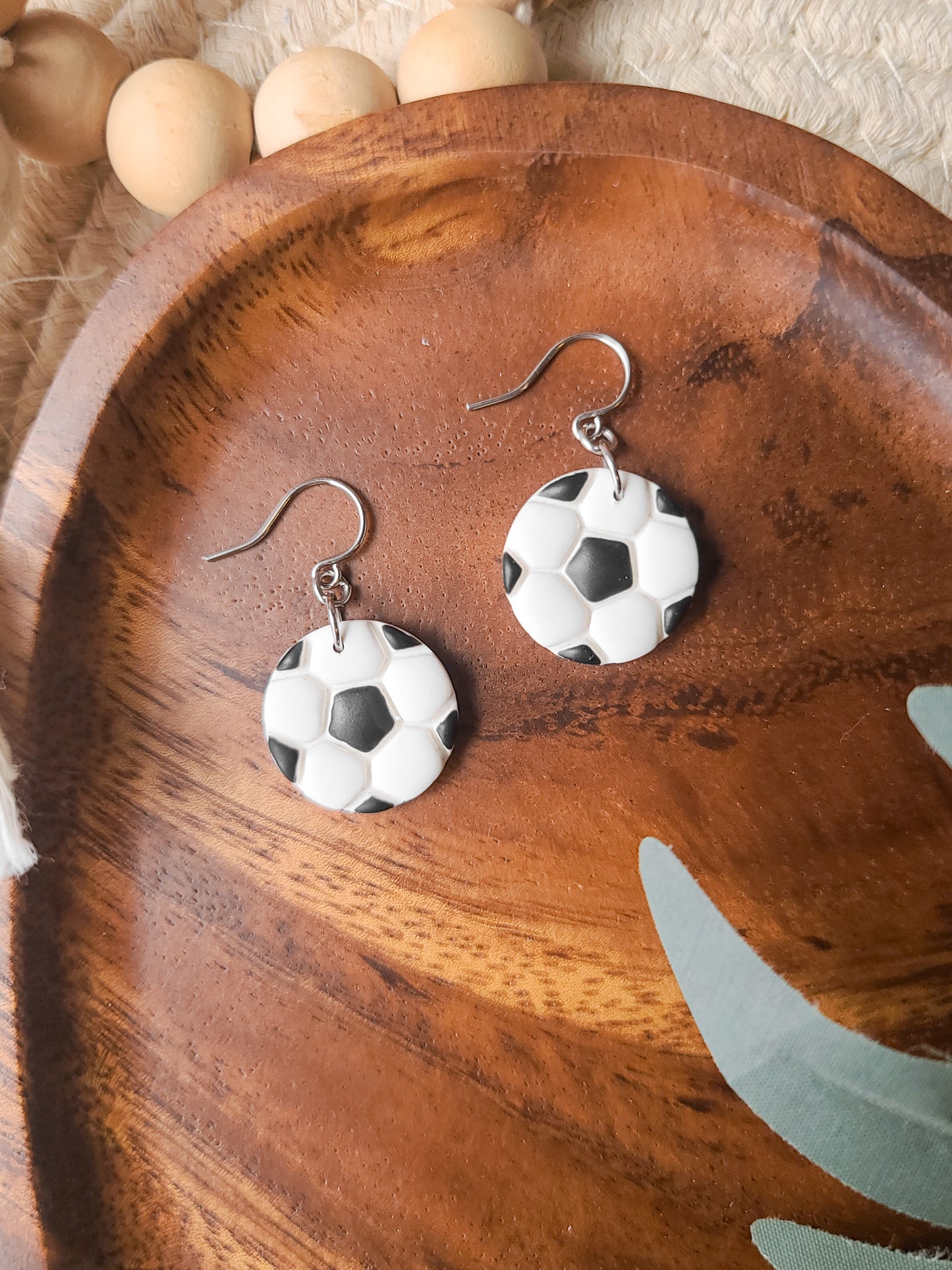 Soccer Earrings