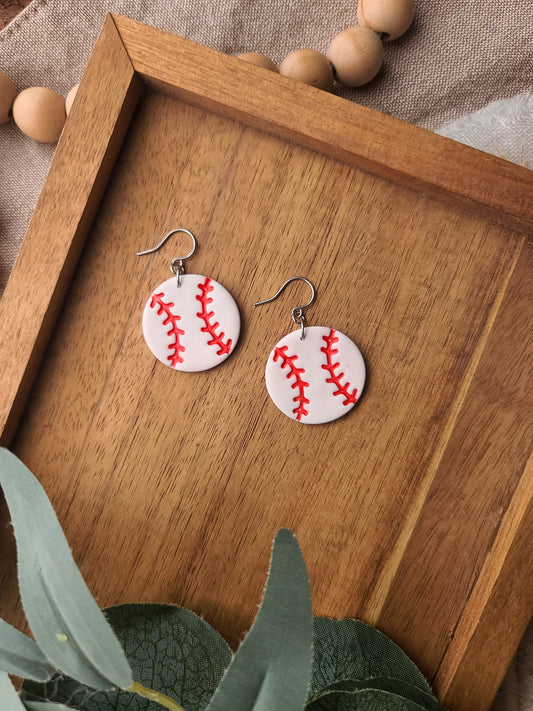 Baseball Earrings