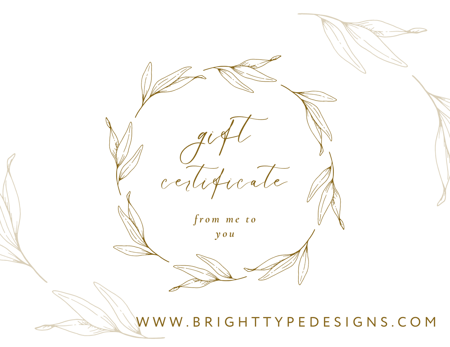 Gift Certificate-Neutral