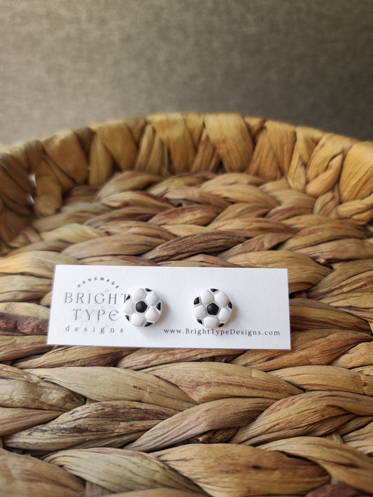 Soccer Earrings