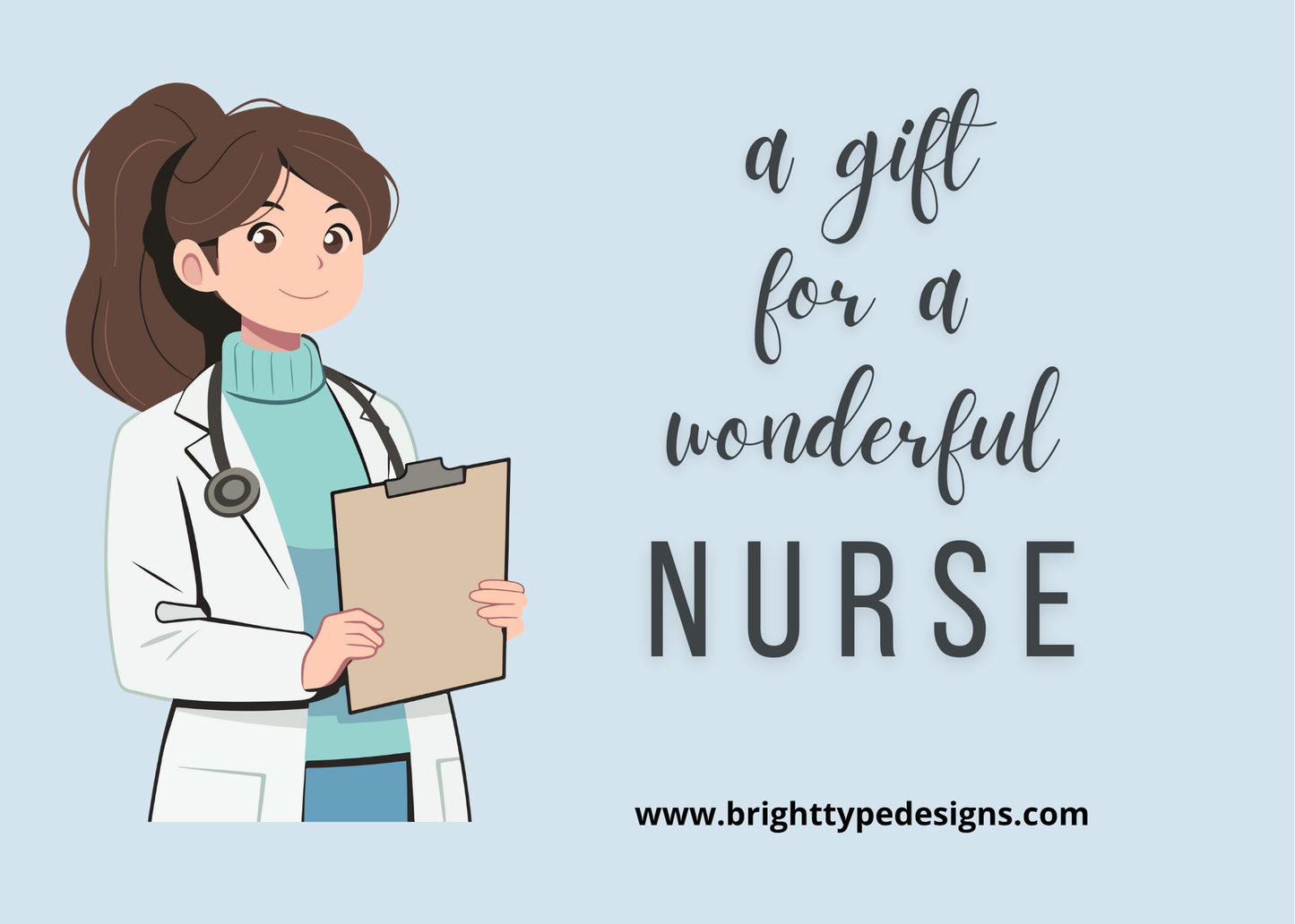 Gift Card for Nurse- Wonderful