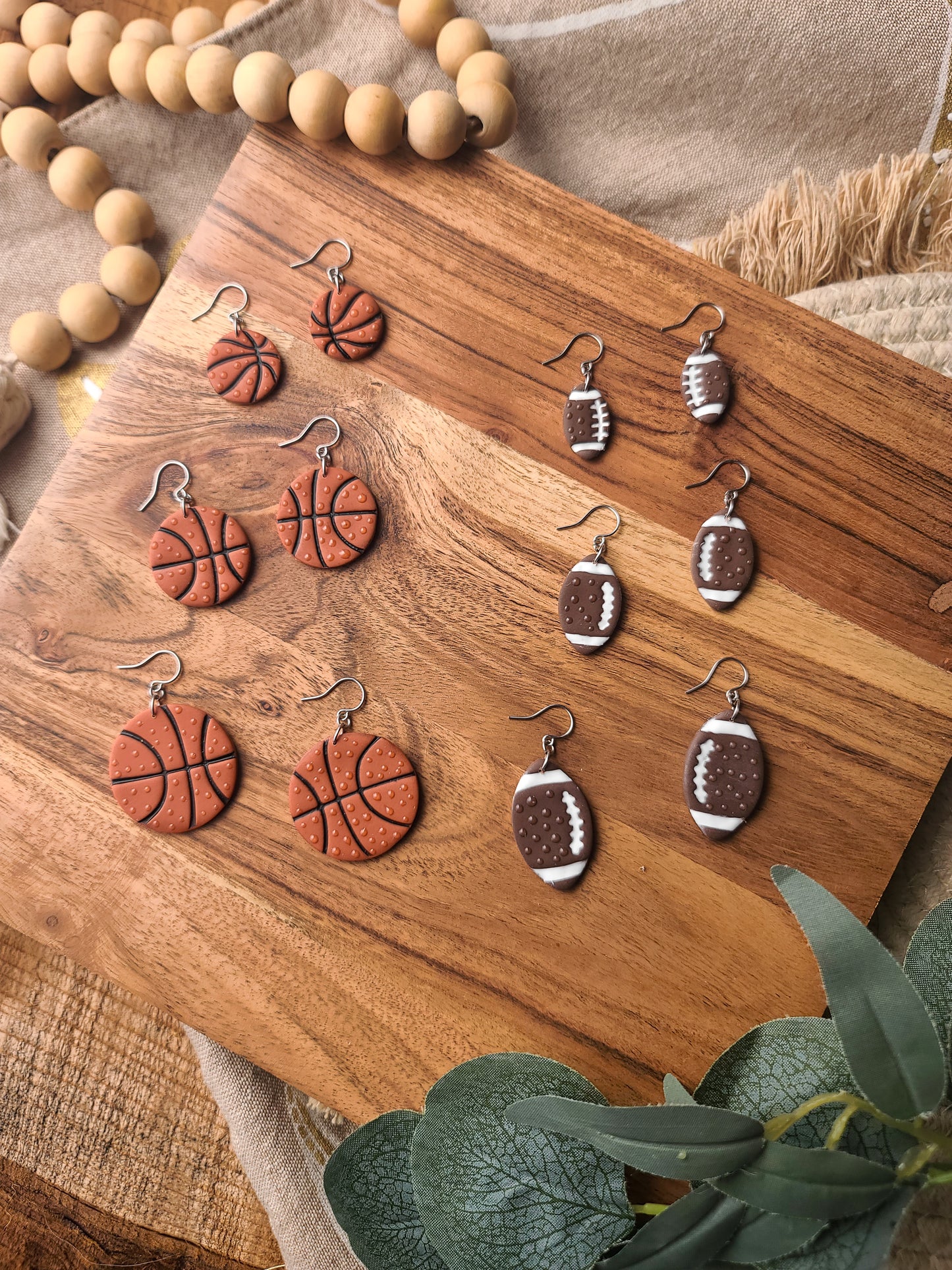 Basketball Earrings