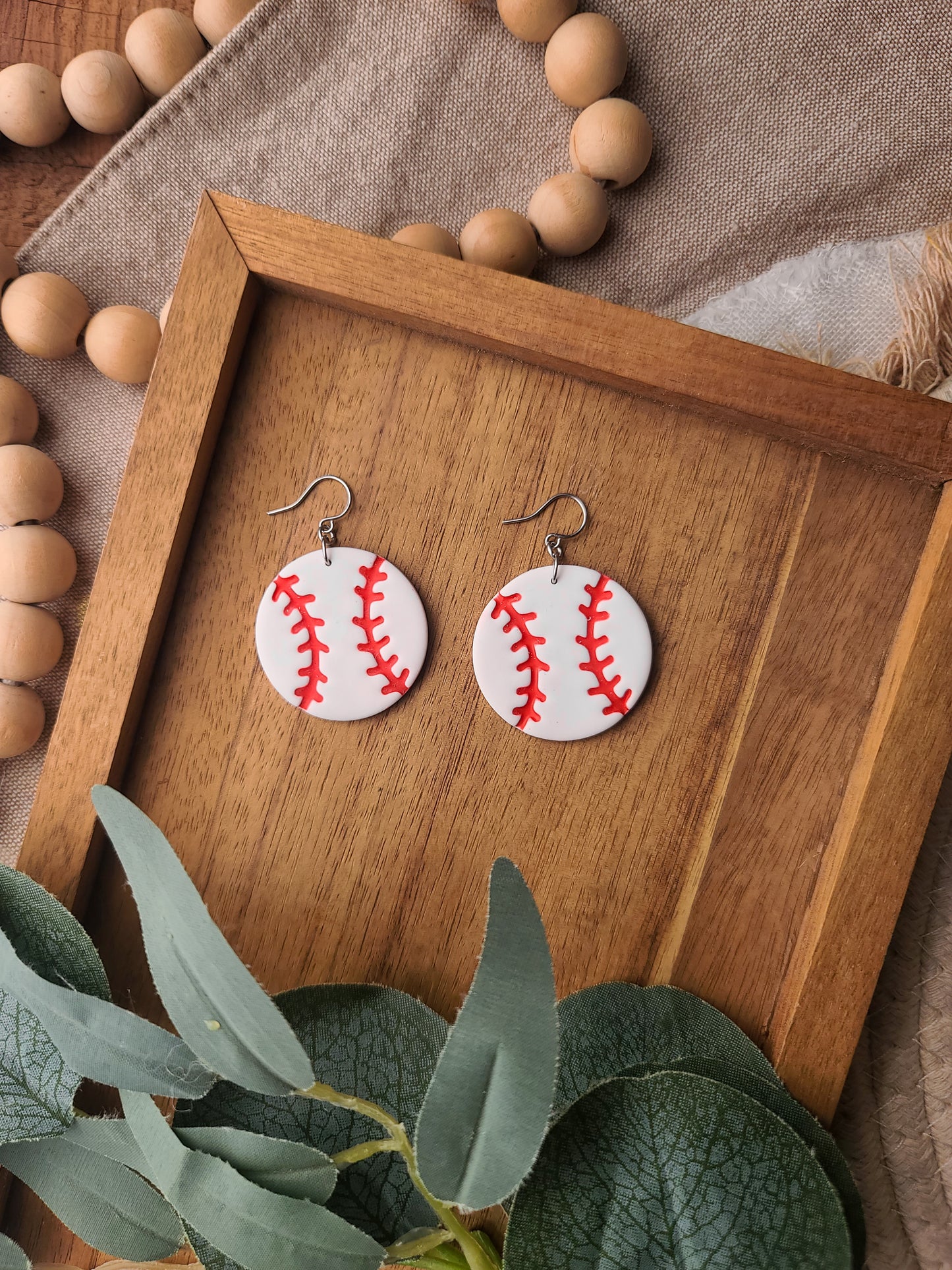 Baseball Earrings