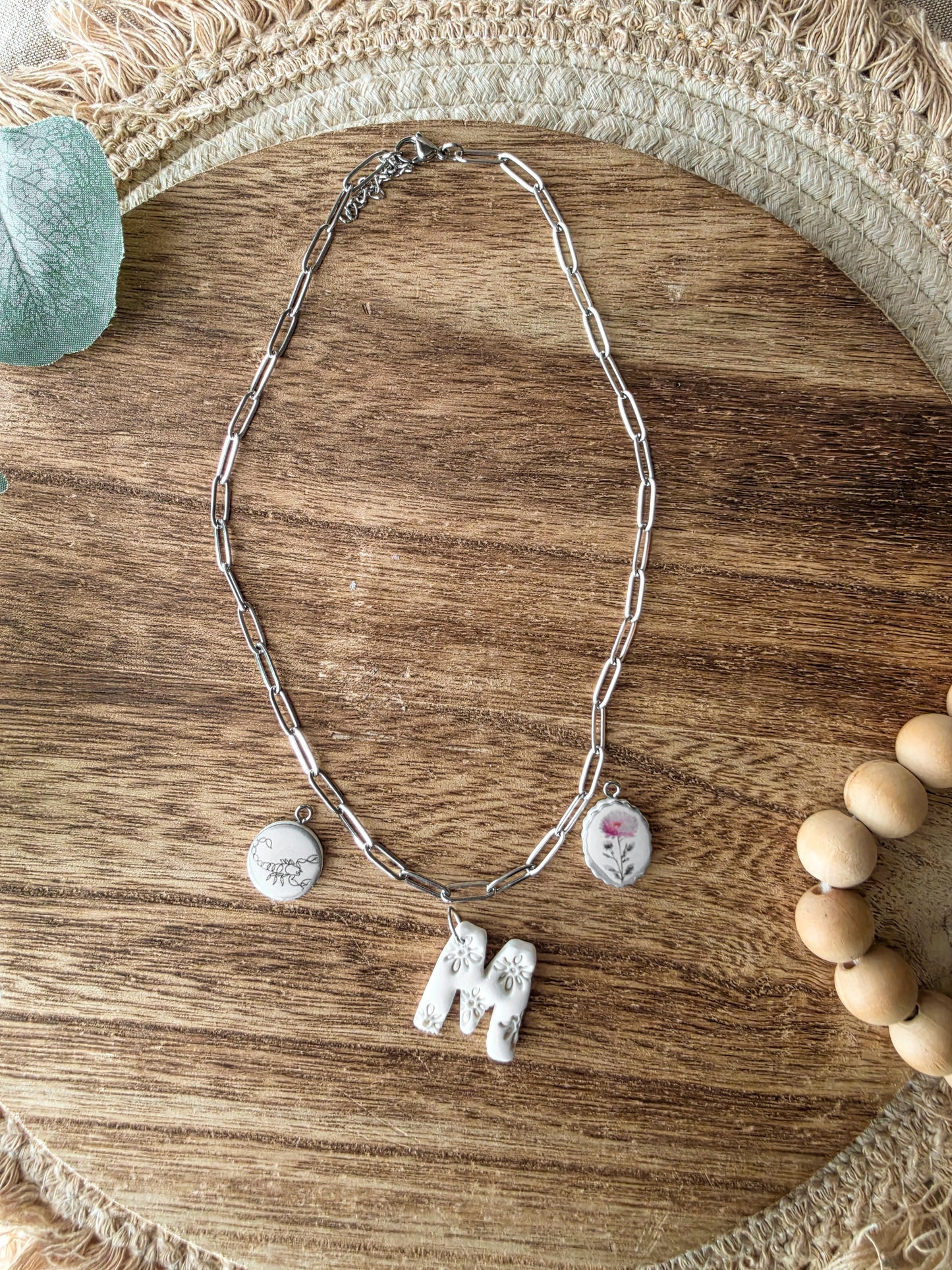 Charm Bar Charms - Daisy Letters