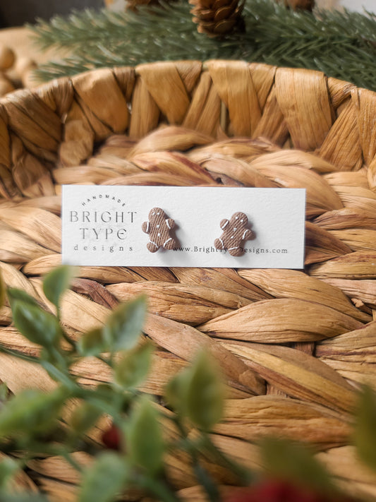Gingerbread men Studs