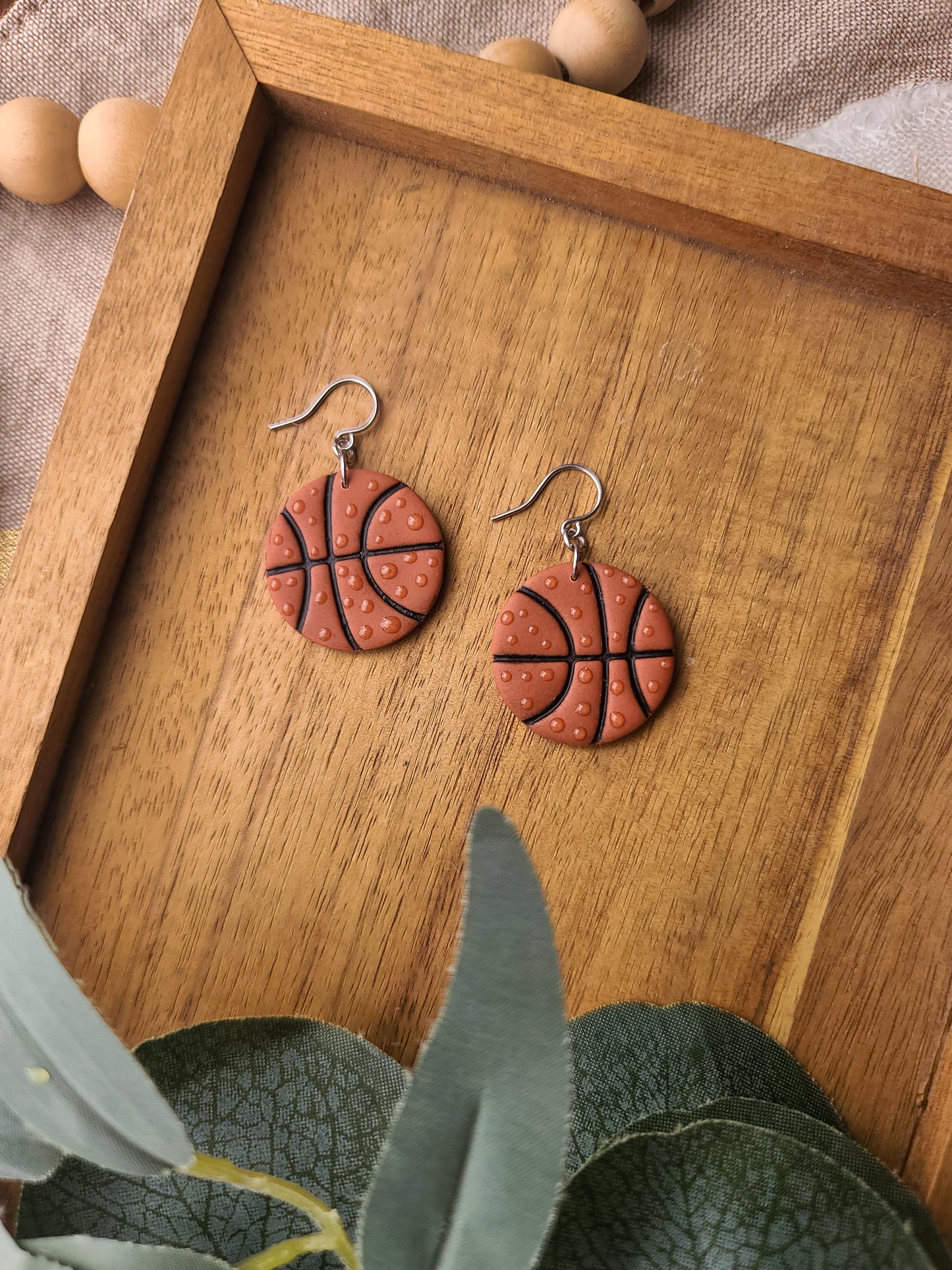 Basketball Earrings