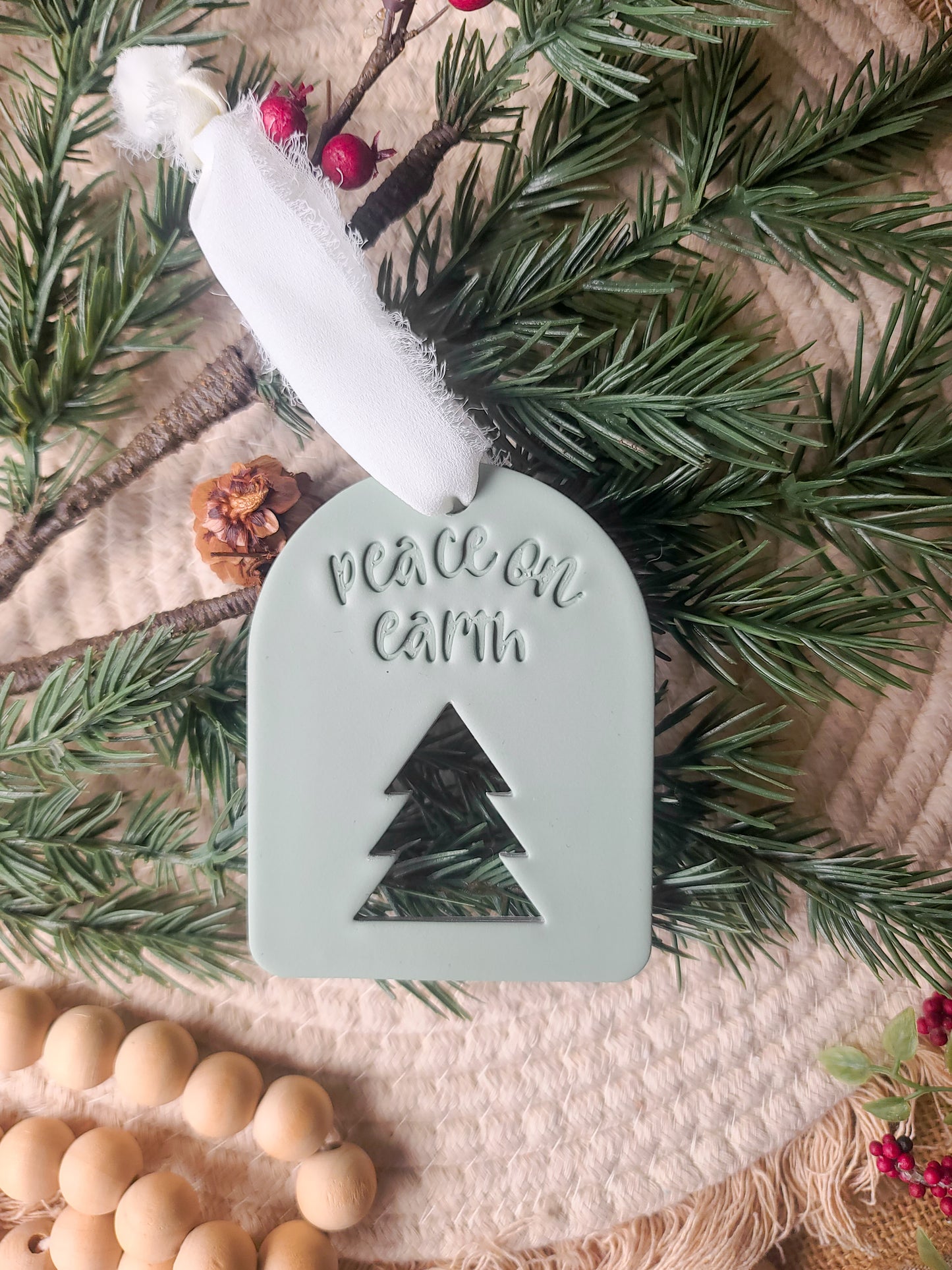 Peace on Earth Ornament