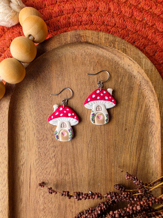 Mushroom Cottage Dangles