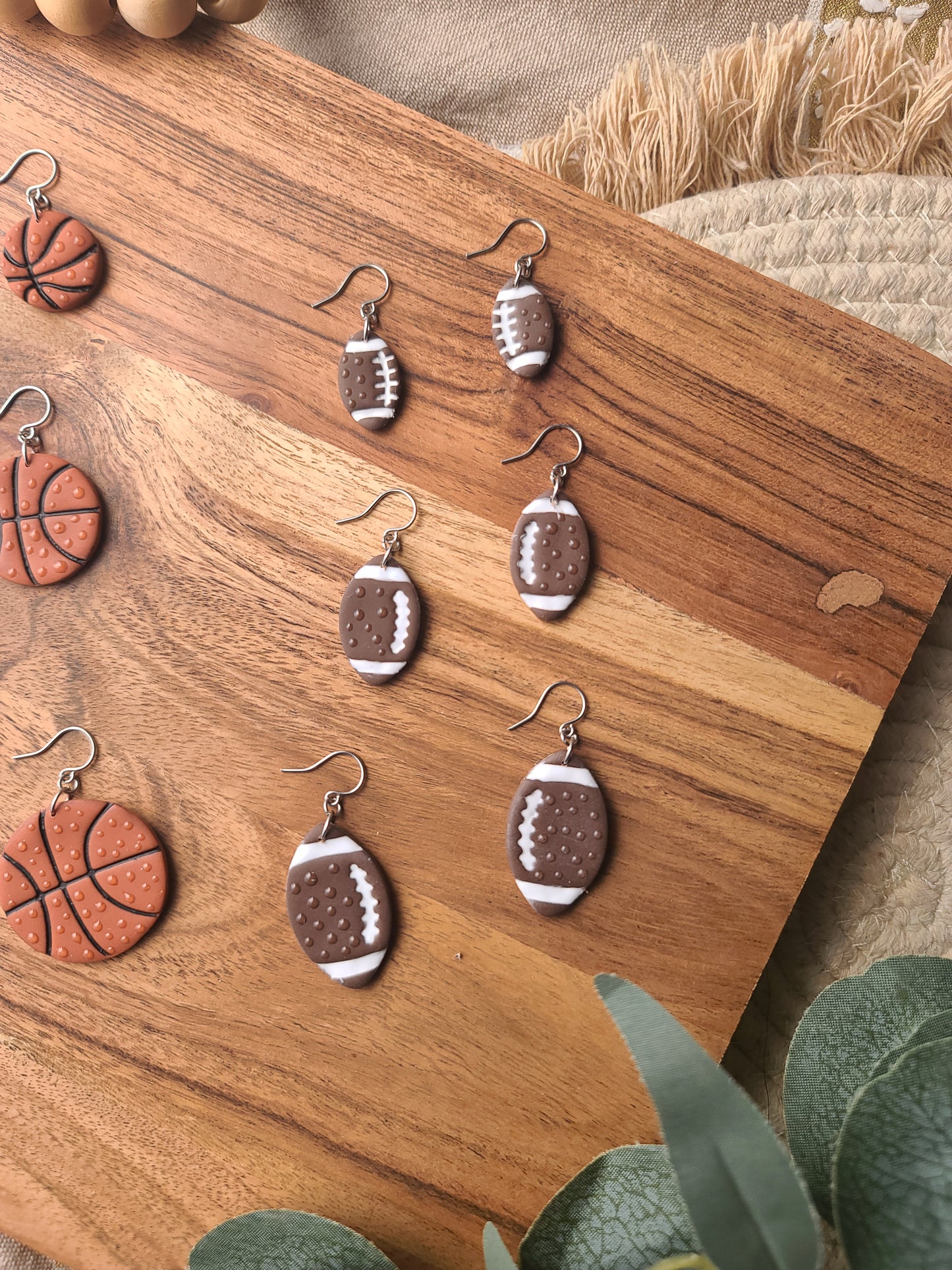 Football Earrings