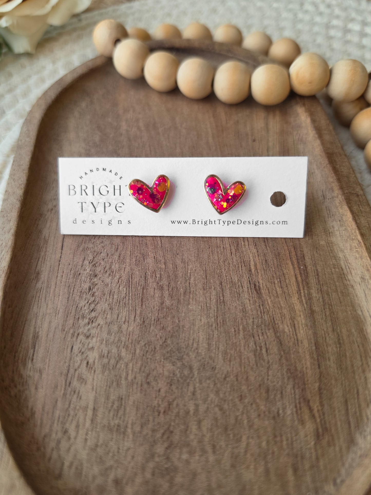 Heart Studs
