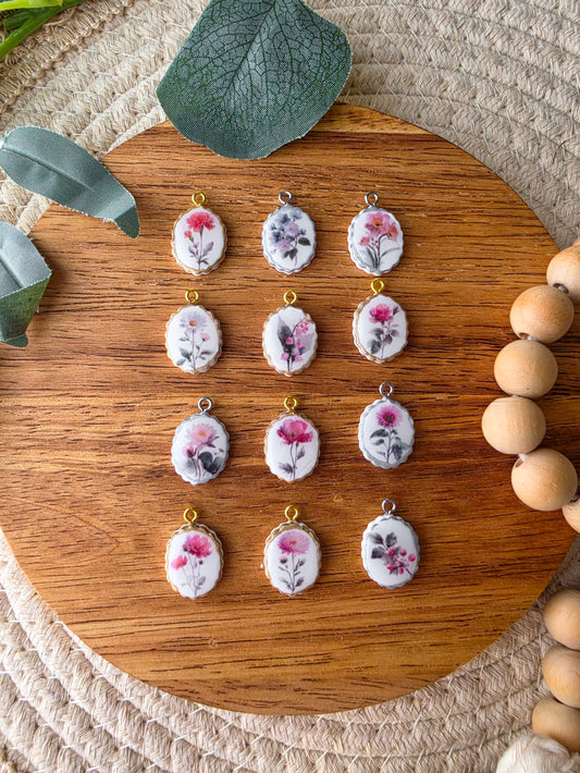Charm Bar Charms - Birth Flowers