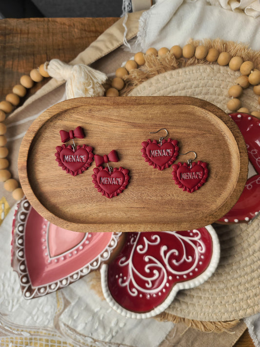 MENACE (Red or Black) Spicy Valentine's Hearts