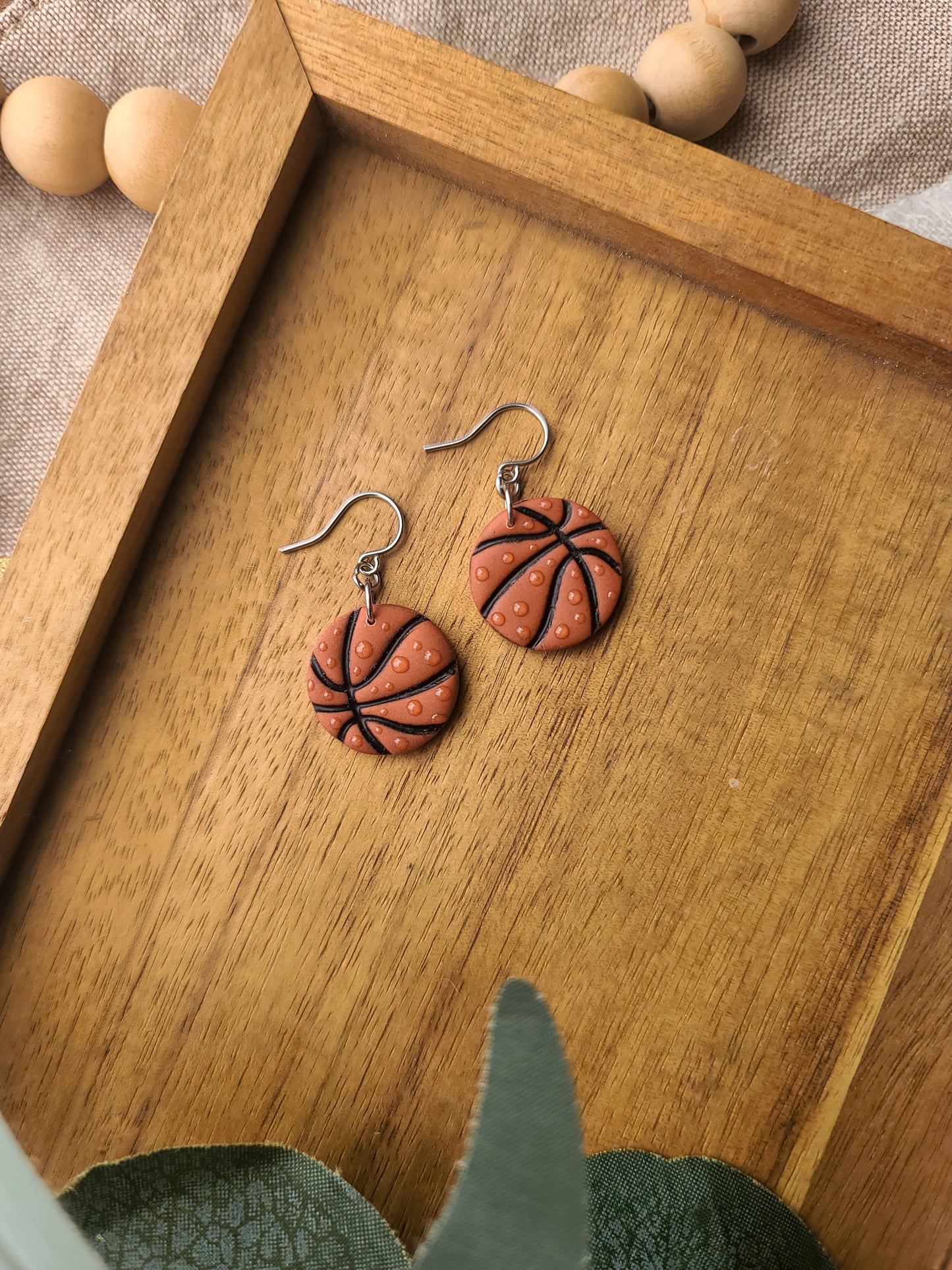 Basketball Earrings