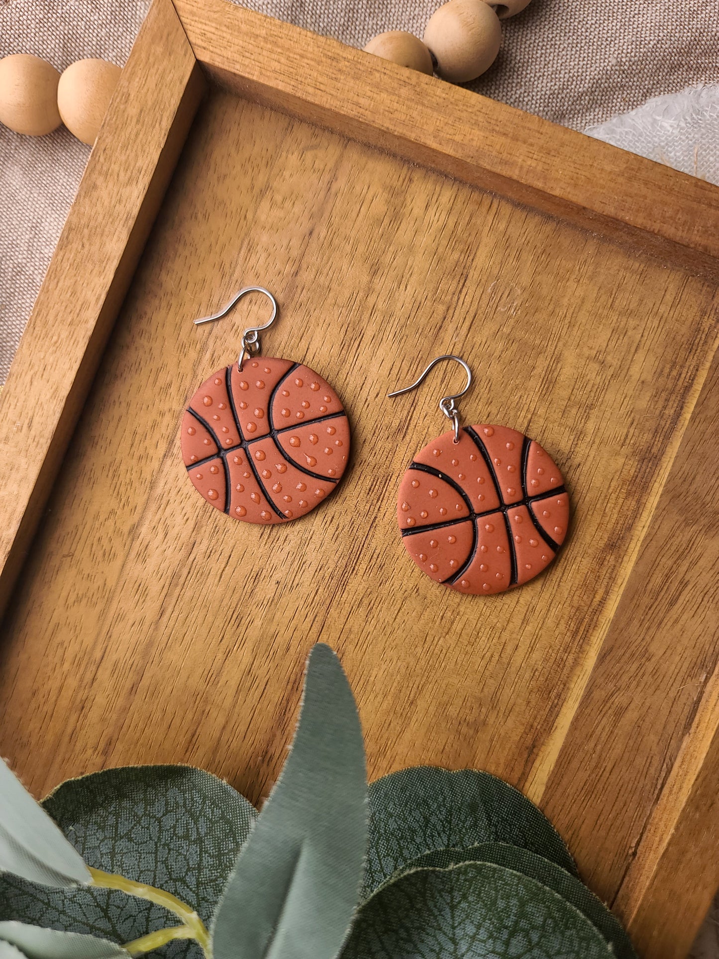 Basketball Earrings