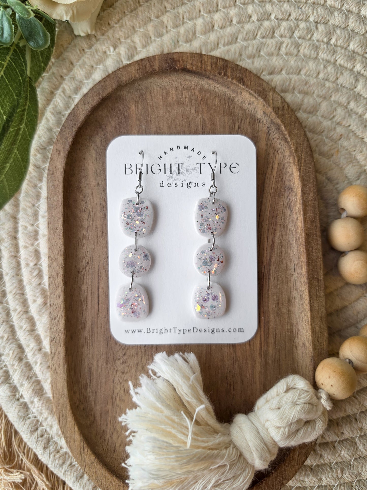 Holographic Sparkle Dangles